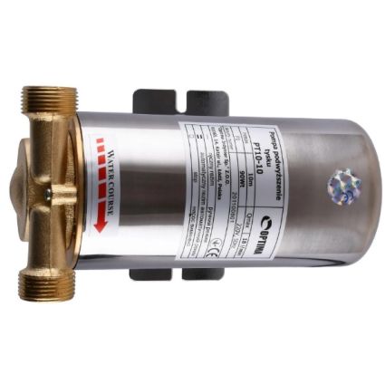 Насос підвищення тиску PT10-10,Ø3/4&amp;quot;,10 бар,88 мм,90Вт,16л/хв Optima - 4