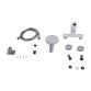Змішувач для ванни Jay (з душовим гарнітуром) QTJAY259CRW45553 Chrome/White Qtap - 5