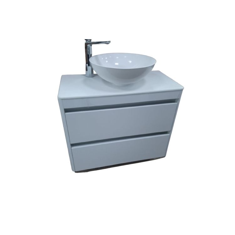 Стільниця 80 Fiji отвір під змішувач з лівої сторони, Fancy Marble - 1