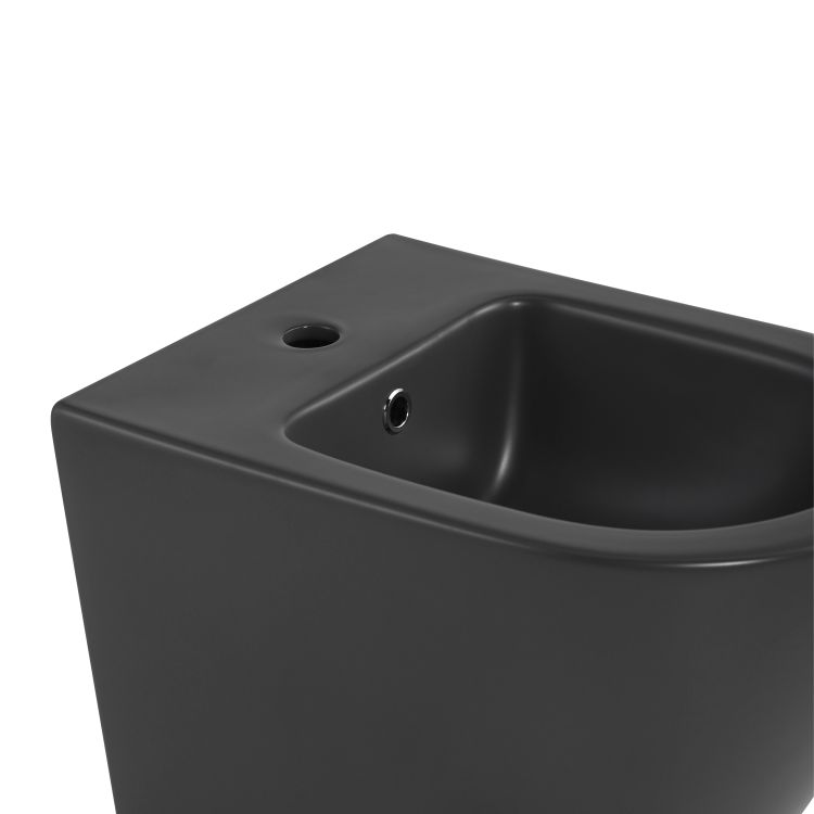 Біде підвісне Qtap Robin 515x370x350 мм, Anthracite QT13551381GAN - 5