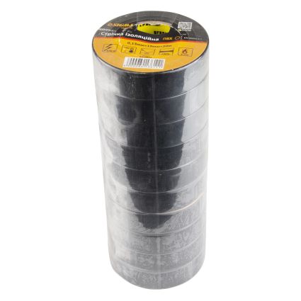 Ізолента ПВХ (чорна) 0,13 мм×19мм×20м Sigma (8413611) - 2