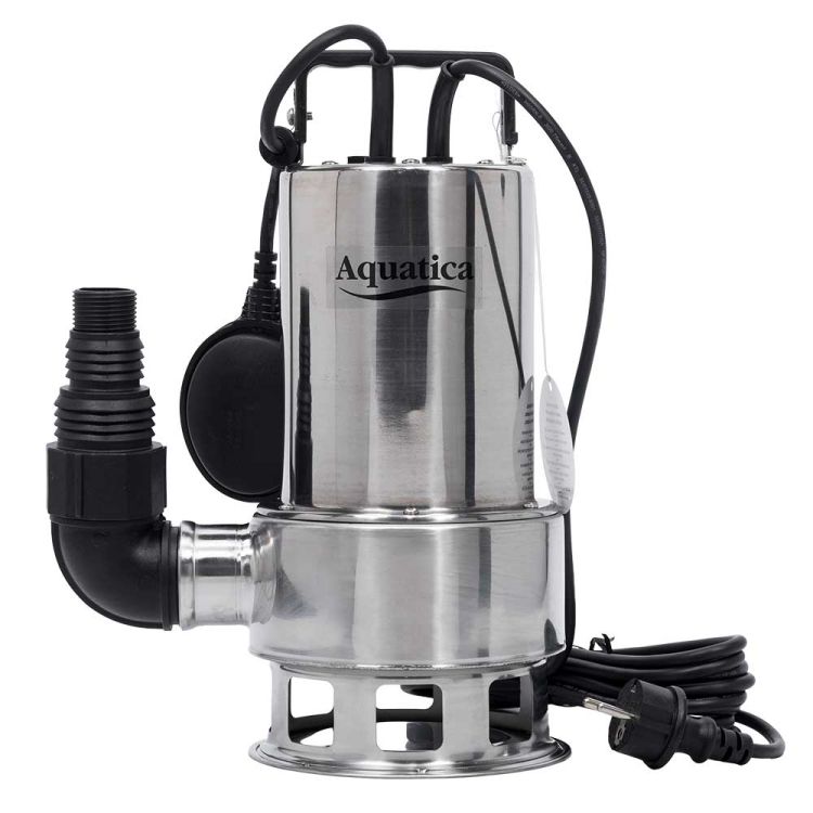 Насос дренажный садовый 0.75кВт Hmax 8.5м Qmax 200л/мин (част.до 30мм, нерж) AQUATICA (773085) - 6