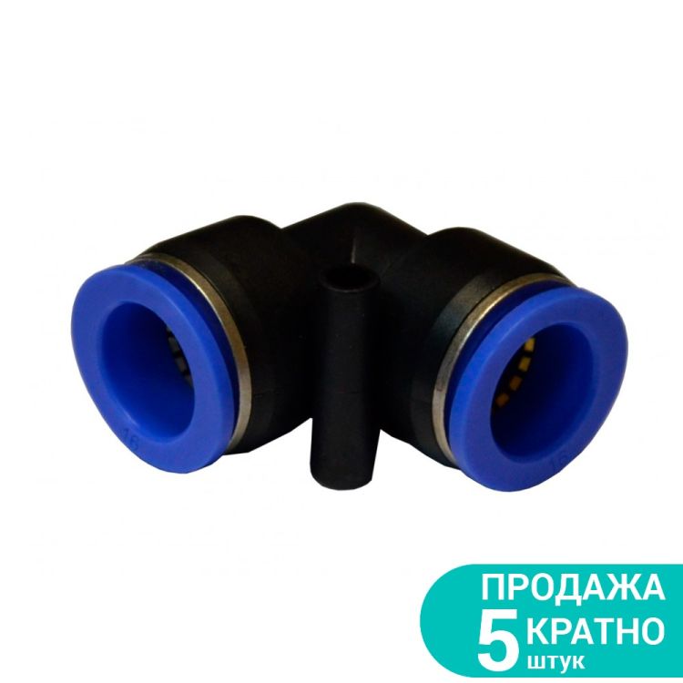 Соединение цанговое (угловое) Ø12×12мм Sigma (7026201) - 1