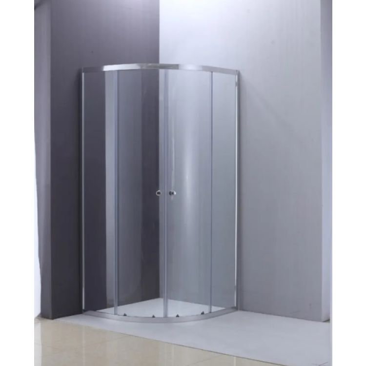 Душ.кабина CADIZ 90-R 1039.114501 полукруглая, 90*90*190см раздвижная, стекло прозрачное VOLLE - 2