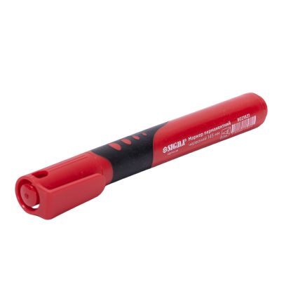 Маркер перманентный красный конусоподобный 2-3мм длина 145мм SIGMA (8021621) - 3