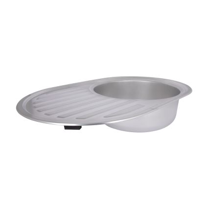 Кухонна мийка Brinex 7750 0,8 мм Satin (BRIN7750SAT08) - 4
