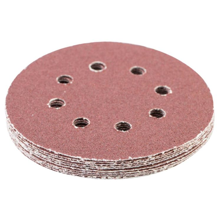 Шлифовальный круг 8 отверстий Ø125мм P60 (10шт) Sigma (9122641) - 3