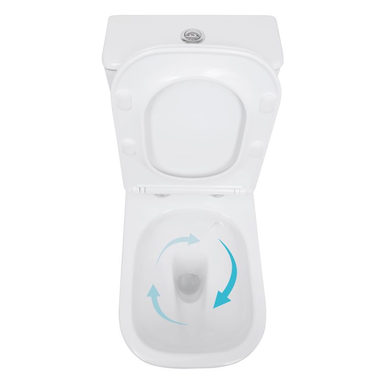 Унітаз підлоговий Qtap Stork Ultra Quiet 630×350×805 мм із сидінням Soft-close, White QTSTO27W49260 - 6
