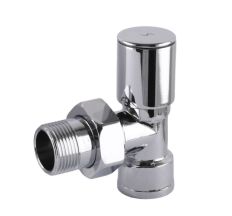 Кран кутовий ВЕРХ 1/2 хром Solomon для рушникосушки 1845