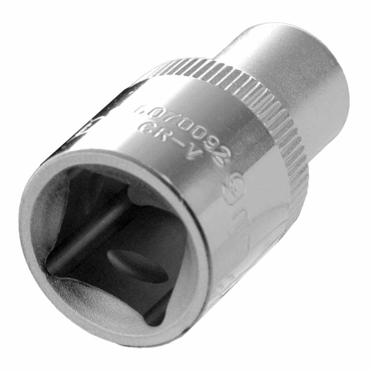 Насадка шестигранная короткая 1/2&amp;quot; 9мм CrV ULTRA (6070092) - 4