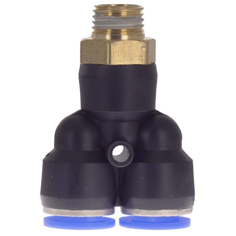 Штуцер цанговый (Y-образный) Ø10*10*10мм МТ 1/4&amp;quot; Sigma (7027851) - 2