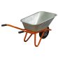 Тачка строительная одноколесная 90л 200кг колесо 15&amp;quot; FLORA (5056464) - 5
