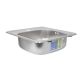 Кухонна мийка Brinex 4848 0,6 мм Micro Decor (BRIN4848MDEC0651258) - 4