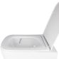 Комплект: Qtap Crow Ultra Quiet унітаз підвісний QT05335171W + Nest комплект інсталяції 4в1 (квадратна клавіша Chrome) QT0133M425 + M06028CRM - 7