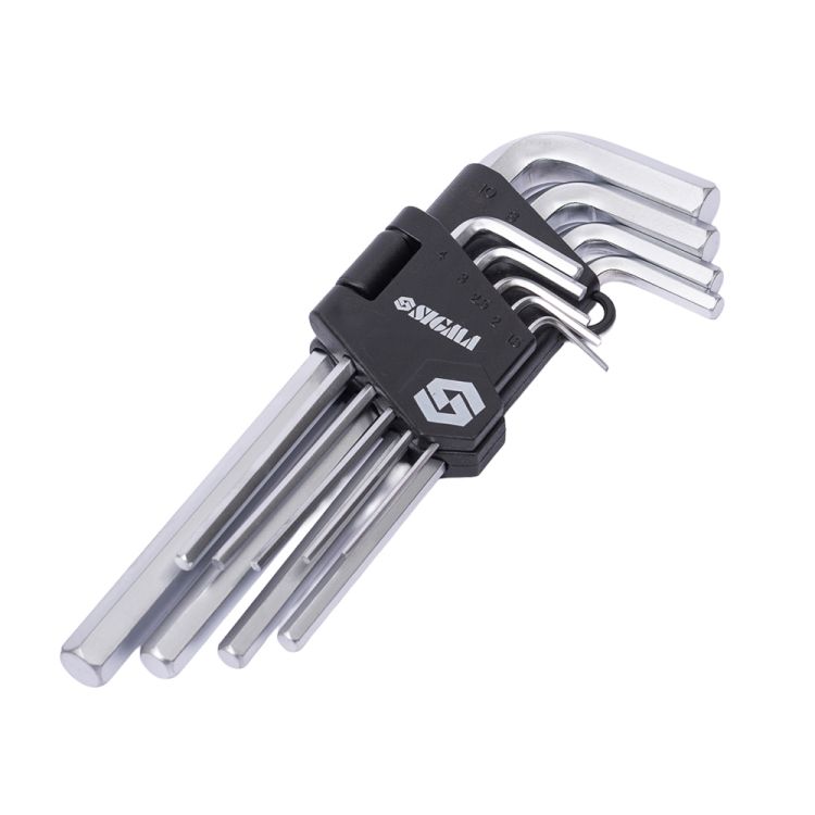 Ключі шестигранні 9шт 1,5-10мм CrV (середні) Sigma (4022021) - 1