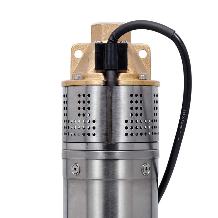 Насос вихревой 1.1кВт H 98(39)м Q 45(30)л/мин Ø96мм 10м кабеля WETRON 4SKmw150M (778332) - 3