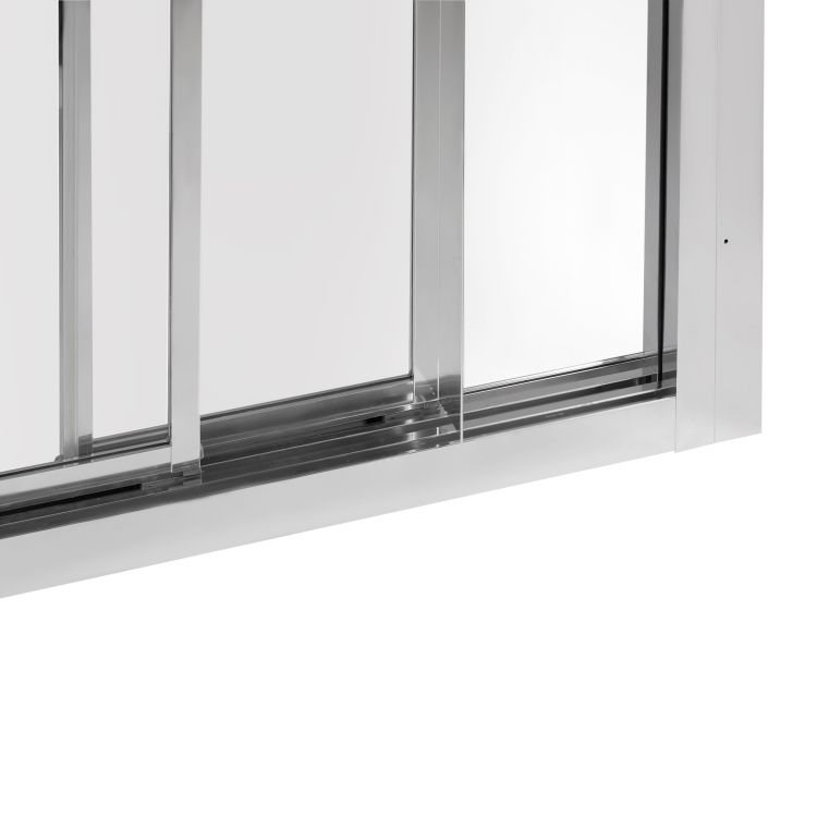 Душевая дверь в нишу Qtap Uniford CRM207.C4 68-71x185 см, стекло Clear 4 мм, покрытие CalcLess - 6