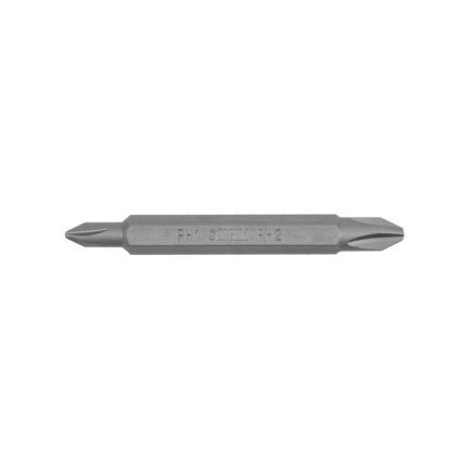 Набор бит двухсторонних PZ1-PZ2x60мм 1/4&amp;quot; 10шт S2 (пласт кейс) ULTRA (4011402) - 1