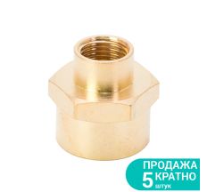 Соединение 1/4&quot; × 1/2&quot; (латунь) Sigma (7025141)