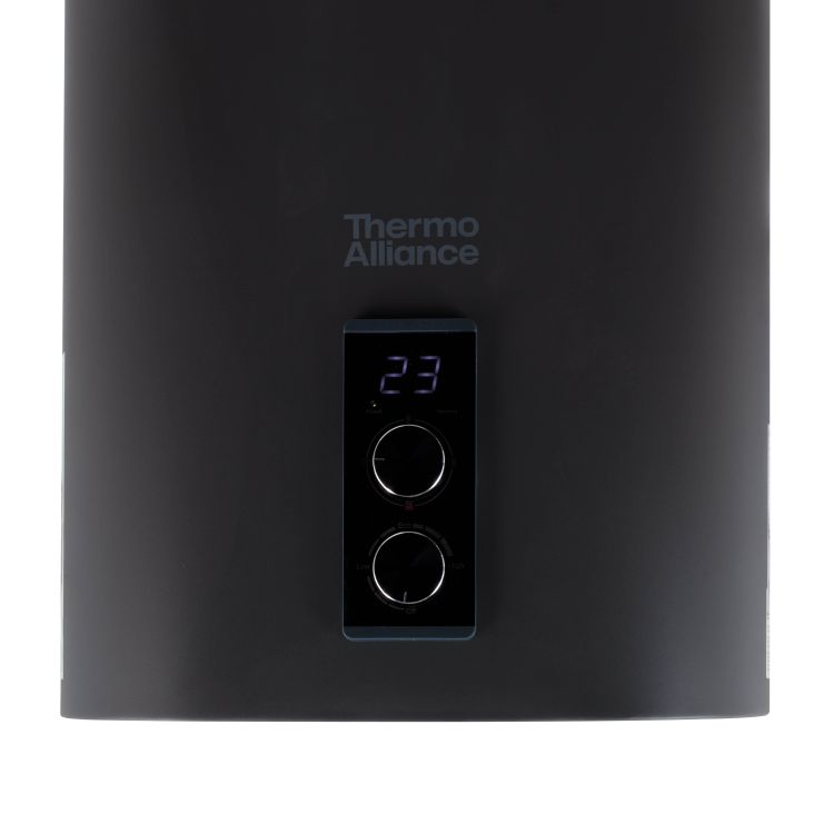 Водонагрівач електричний Thermo Alliance 50 л Grey, плоский вертикальний, мокрий ТЕН 2 кВт (0,8+1,2) DT50V20G(PD)/2G - 5