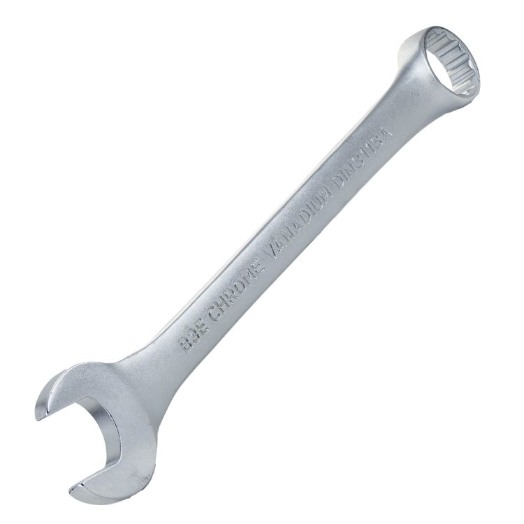 Ключ рожково-накидной 23мм CrV satine с подвесом Sigma (6021681) - 7