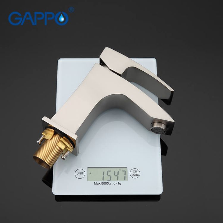 Змішувач для умивальника з донним клапаном Gappo Jacob G1007-5 - 2