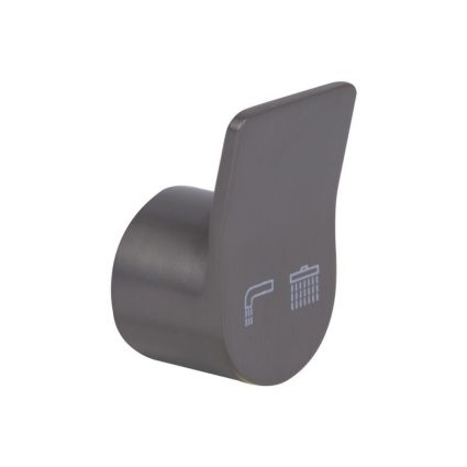 Ручка перемикача режимів Qtap (27,1x45,5x27,4) для душової системи Presto Graphite QTPRE271455274GRP50517 - 1