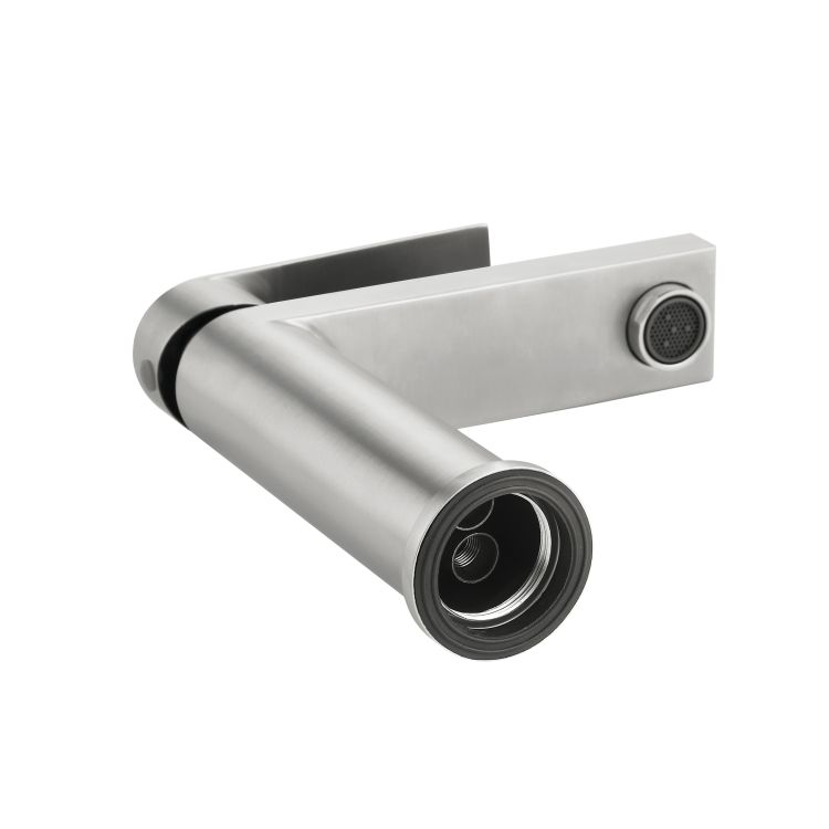 Змішувач для раковини низький Lidz Nexus 001F (k35) LDNEX001FNKS49184 Nickel - 5