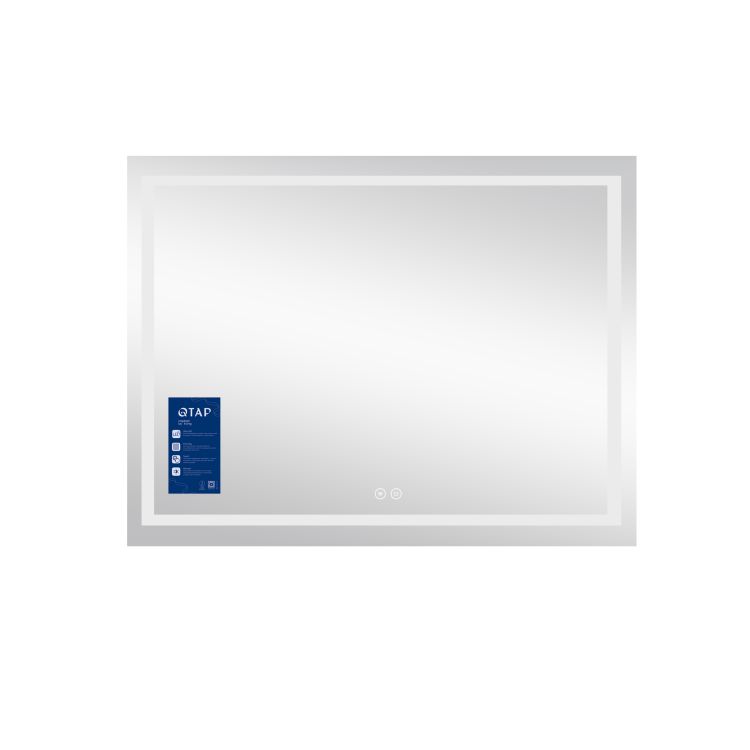 Дзеркало Qtap Mideya (DC-F613) 700х500 з LED-підсвічуванням Touch, з антизапотіванням, димером, рег. яскравості QT2078NCF7050W - 2