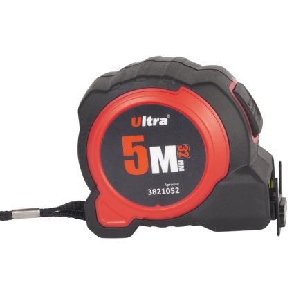 Рулетка магнитная обрезиненная QuickTape нейлоновое покрытие двустороннее полотно/зацеп автостоп 5м×32мм ULTRA (3821052) - 3