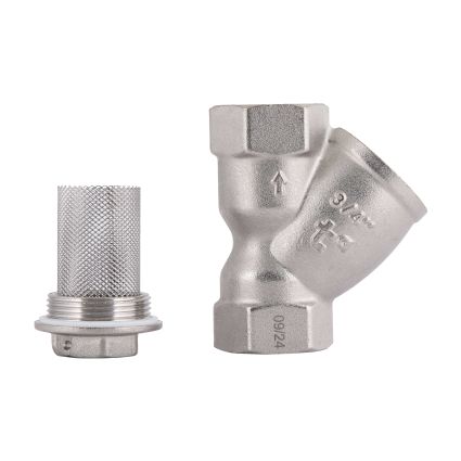 Фільтр грубої очистки Forte 3/4&amp;quot; ВВ косий д/води TAF124W20 Thermo Alliance - 6
