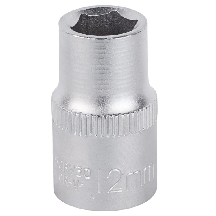 Насадка шестигранная короткая 1/2&amp;quot; 12мм CrV mid Sigma (6071121) - 1