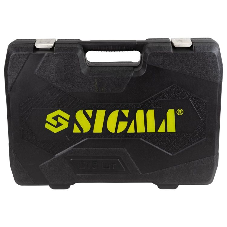 Набір насадок торцевих і біти 1/4&amp;quot;, 3/8&amp;quot;, 1/2&amp;quot; 216шт CrV Sigma (6003841) - 5