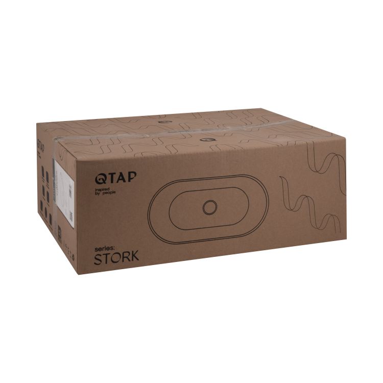 Раковина Qtap Stork 565x385x210 White QT15110522W - 6