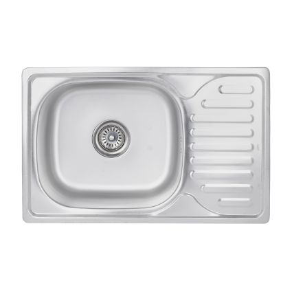 Кухонна мийка Brinex 6642 0,8 мм Satin (BRIN6642SAT08) - 1