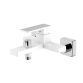 Змішувач для ванни Gemini (з душовим гарнітуром) QTGEM259CRW45683 Chrome/White Qtap - 1