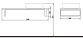 OVUM/EGO стільниця під умивальник, права 118,9 x 19,5 x 50,8 см, твк (пол.) - 2