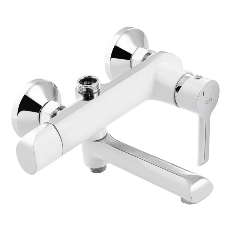 Душова система універсальна Qtap Grand на три споживача (з виливом) QTGRAWCR1004 Chrome/White - 3