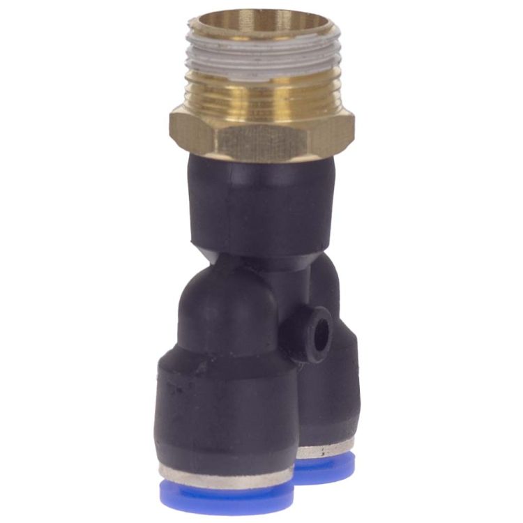 Штуцер цанговий (Y-подібний) Sigma Ø8*8*8 мм МТ 3/8&amp;quot; - 3