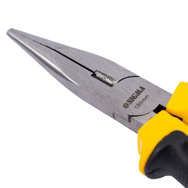Длинногубцы прямые 180мм Standard SIGMA (4357531) - 8