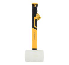 Киянка резиновая белая 680г фиберглассовая рукоятка SIGMA (4317311)