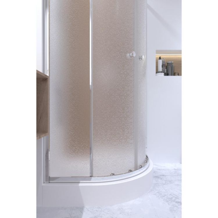 Набір Q-tap душова кабіна Presto CRM1099AP5 Pear + піддон Uniarc 309915 - 6