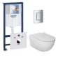 Компл. Rapid SL AXA унітаз підв Glomp безобід. +сид.Slim Soft-close дюрпл. +клав овал біла Grohe - 1