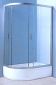 VICTORIA-SATIN душевая кабина с глубоким поддоном 1200*800*2030 правая, стекло (4мм) &amp;quot;FABRIC&amp;quot; (в комп. с глуб, поддоном) - 1
