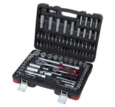 Набор насадок торцевых и бит 1/4&quot;, 1/2&quot; 108шт CrV Taiwan ULTRA (6003132)