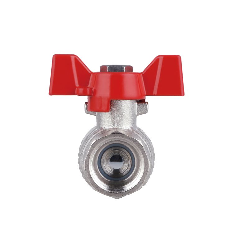 Кран шаровый прямой с накидной гайкой Forte 260W15 1/2в х 1/2в - 6