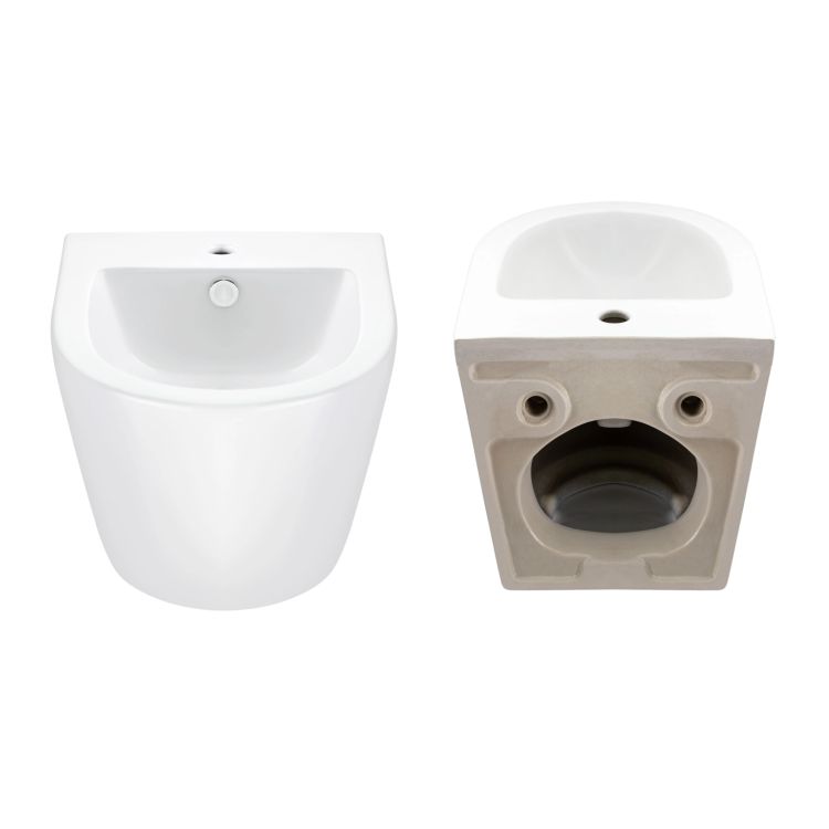 Комплект Qtap Robin 2 в 1: подвесной унитаз Ultra Quiet + биде подвесное - 6