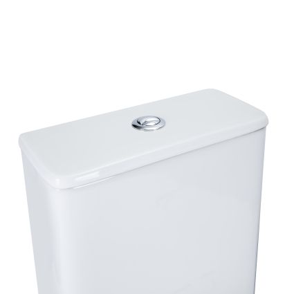Унитаз-компакт Qtap Presto безободковый с сиденьем Soft-close QT24221217AW - 5