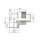 Кутник PPR Thermo Alliance настінний 20х1/2&amp;quot; ВР - 2