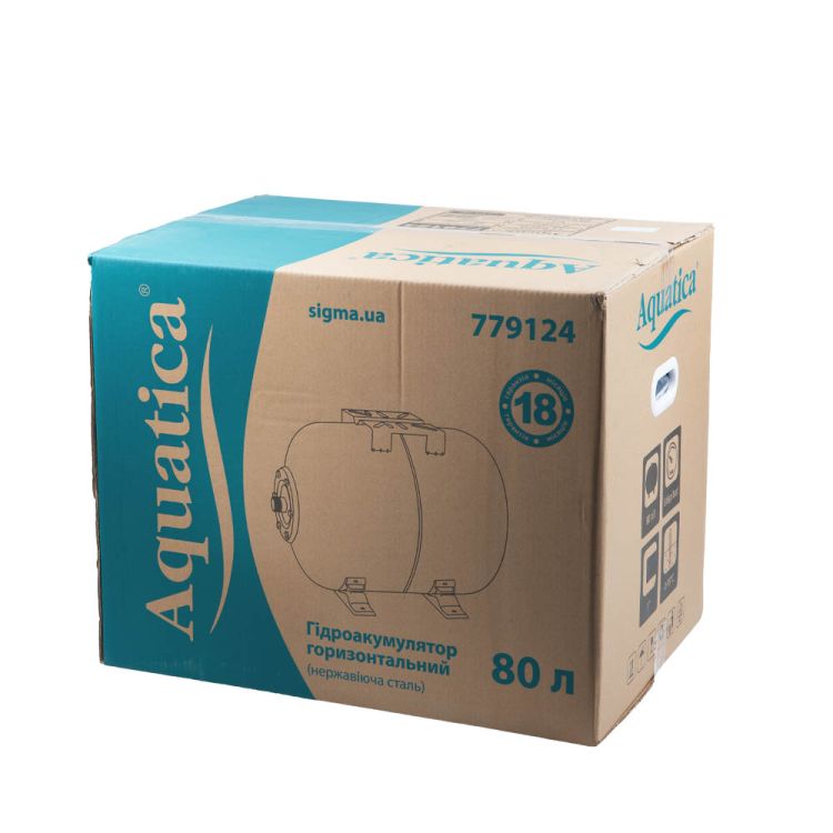 Гидроаккумулятор горизонтальный 80 л Aquatica 779124 - 6